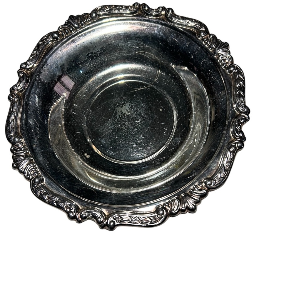 Vintage Silver Decorative Bowl
